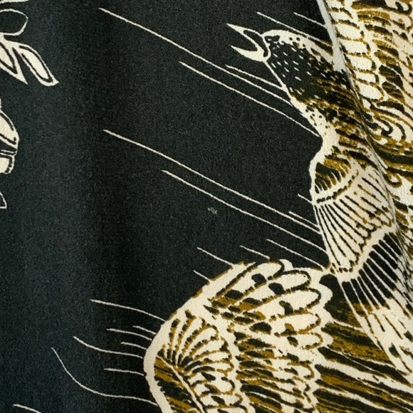 FP Free People Birds Of A Feather Combo Balloon Sleeve Button Front Top XS - Picture 9 of 13